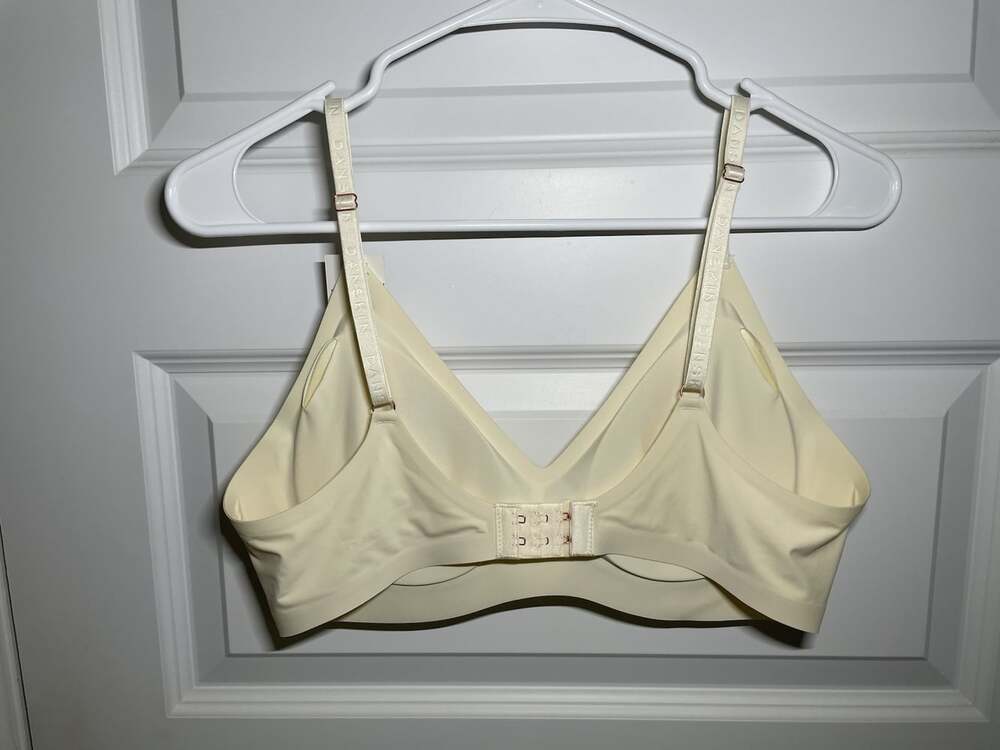 New Danskin Gel Bonded Lounge Bra Removable Pads No-Show Beige XL(36D-40B) NWT - Picture 15 of 16